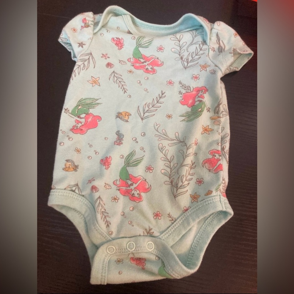 Disney Ariel and Friends Bodysuit - Red and Green